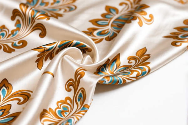 Decorative Cotton Satin Printed Fabric