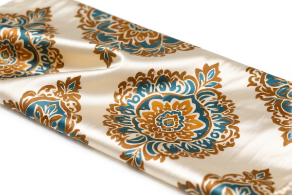 Decorative Cotton Satin Printed Fabric