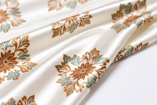 Decorative Cotton Satin Printed Fabric