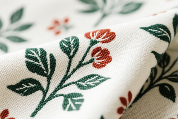 Cotton twill_satin woven fabrics for garment, printed (discharge printed)