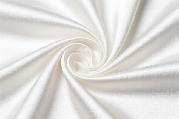 Bleached Cotton Twill Satin Fabric