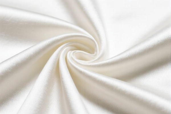 Bleached Cotton Twill Satin Fabric