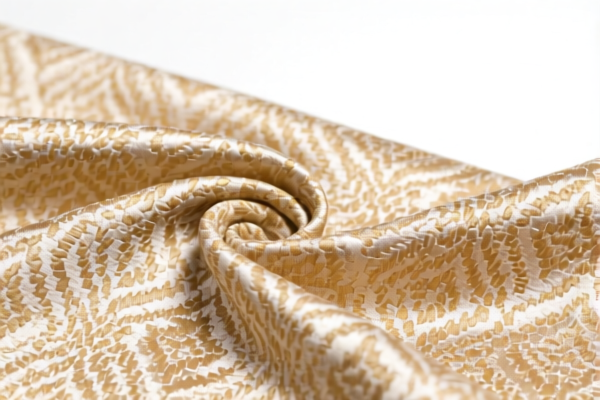 Dyed Cotton Satin Weave Jacquard Fabric