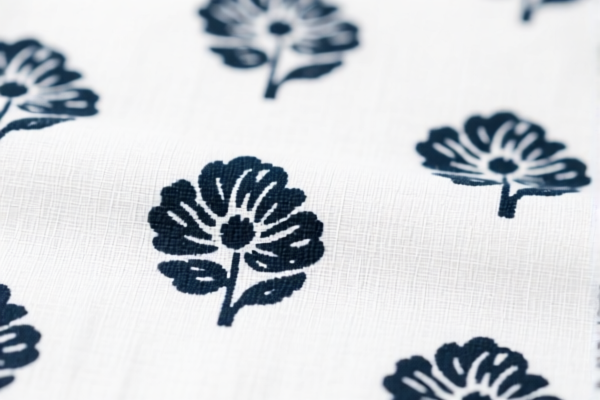 Cotton plain weave printed fabric over 200 g_m²