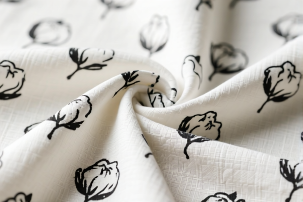 Cotton printed plain weave sheeting fabric for home textile