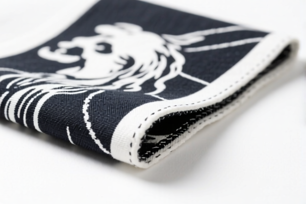 Cotton twill_satin woven fabrics, printed (discharge printed) for decoration