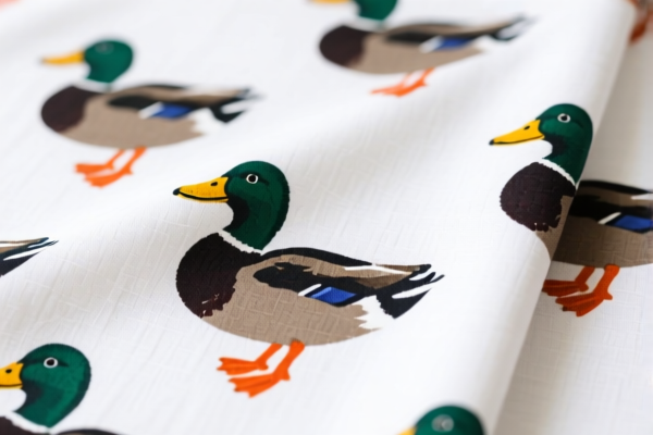 Printed Cotton Duck Fabric for Upholstery