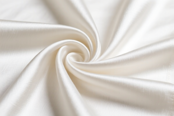 Unbleached cotton blended satin fabrics