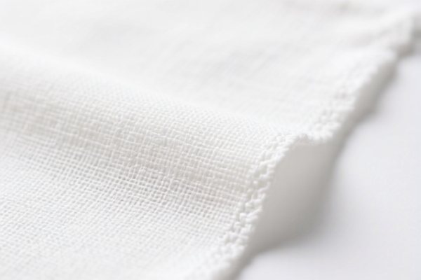 Bleached Cotton Blended Plain Weave Fabric