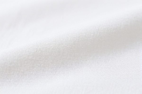 Bleached Cotton Blended Plain Weave Fabric