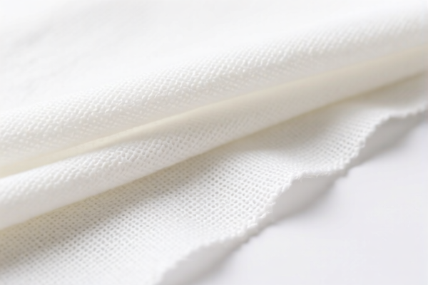 Bleached Cotton Blended Plain Weave Fabric