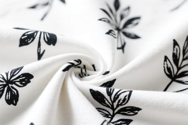 Cotton blended printed apparel fabric
