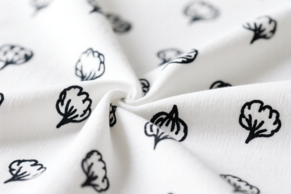 Cotton blended printed apparel fabric