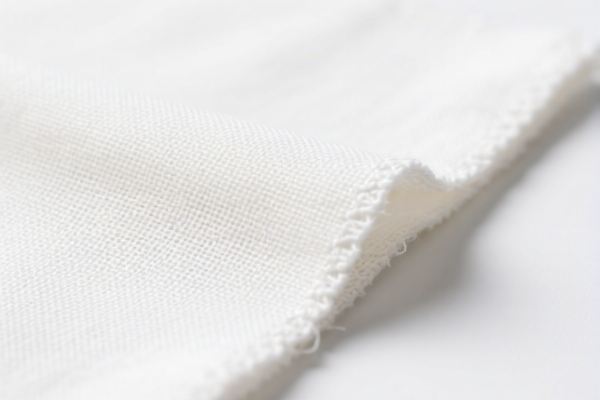 Bleached cotton blended twill fabric