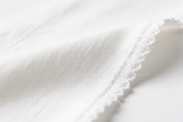 Bleached cotton blended twill_satin weave fabric