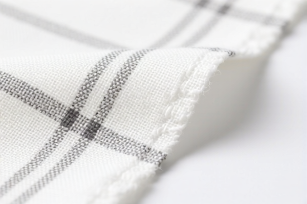 Bleached cotton blended twill_satin weave fabric