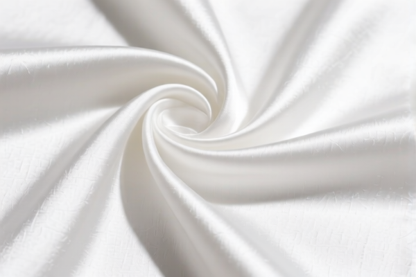 Cotton blended lightweight satin fabric