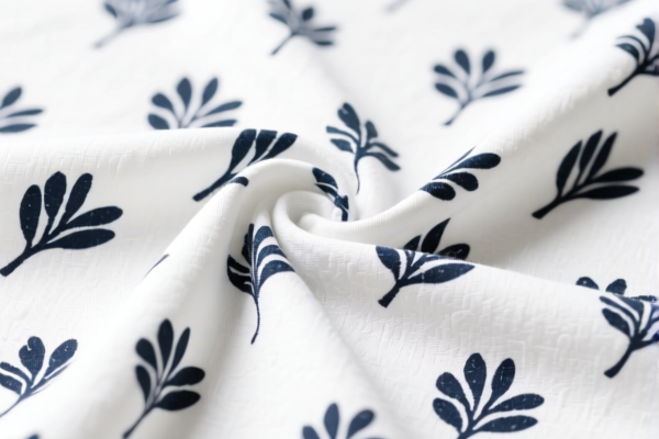 Lightweight cotton blended print fabric