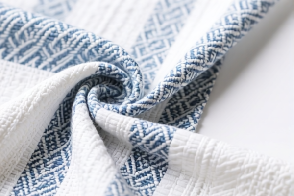 Jacquard woven cotton blended fabric for curtains