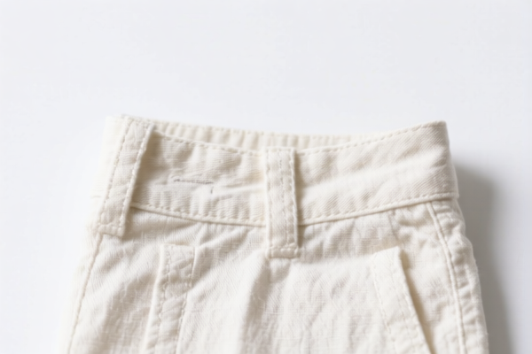 Bleached cotton blended plain weave Osnaburg (over 200 g_m², un