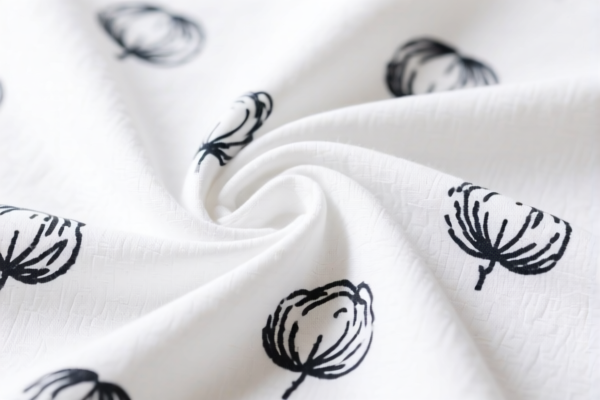 Over 200gsm Cotton Blend Plain Printed Fabric