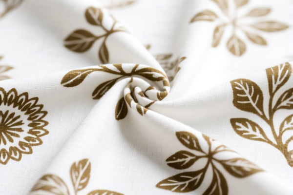 Printed Cotton Wool Blend Decorative Fabric