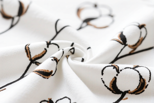 Printed Cotton Wool Blend Decorative Fabric