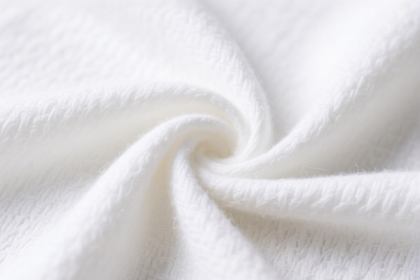 Bleached Cotton Wool Blend Fabric for Decoration