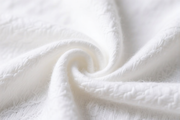 Bleached Cotton Wool Blend Fabric for Decoration