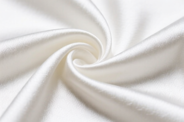 Bleached Cotton Satin Woven Fabric