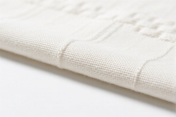 Bleached Cotton Twill Woven Fabric
