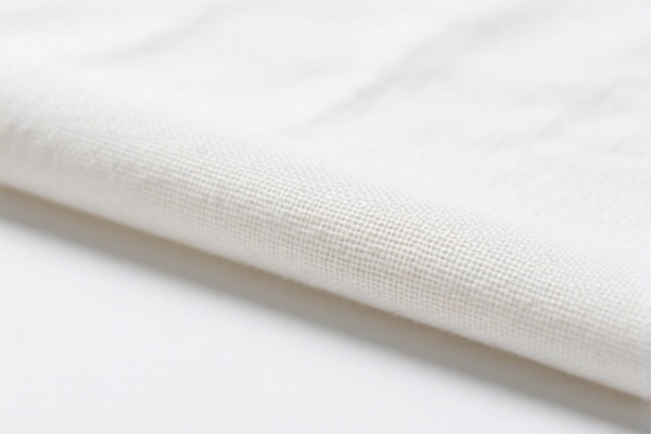 Bleached Cotton Twill Woven Fabric