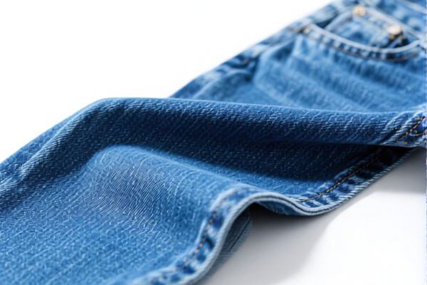 Blue Denim Apparel Fabric