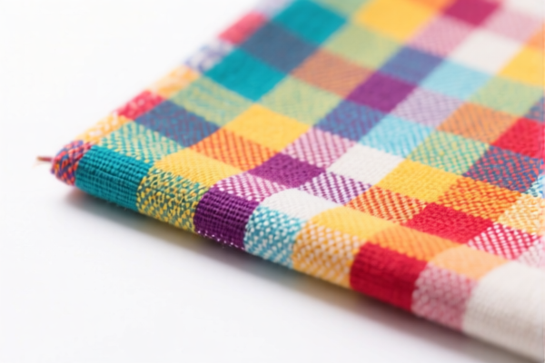 Colored cotton woven fabric for industrial use