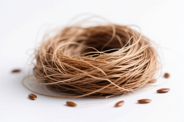 Flax fiber waste