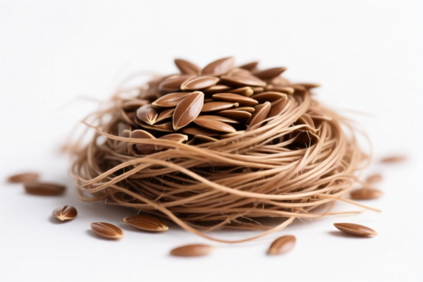 Flax fiber waste