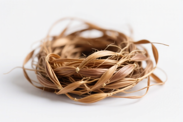 Unspun flax fiber
