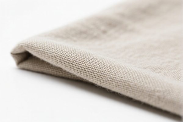 Heavyweight Flax_Wool Blend Woven Fabric