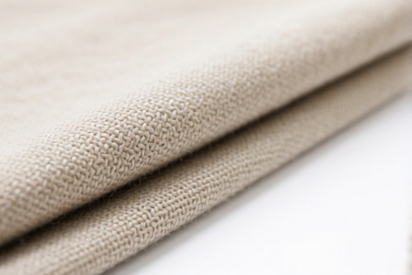 Heavyweight Flax Wool Blend Woven Fabric