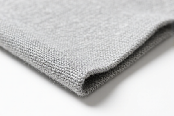 Industrial Flax Wool Blend Woven Fabric