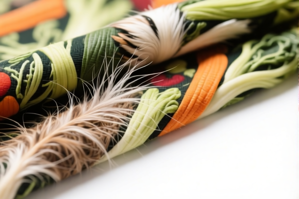 Fine animal hair blended vegetable textile fabrics for home textiles