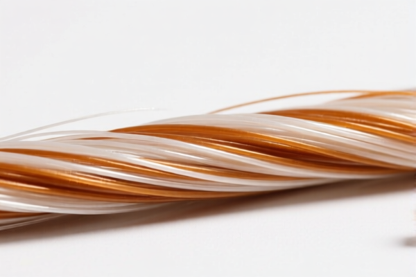 Decorative artificial fiber filament