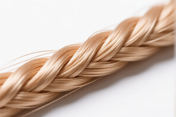 Decorative artificial fiber filament