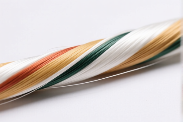 Decorative artificial fiber filament