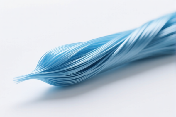 Medical artificial fiber filament