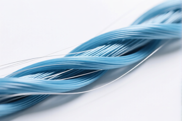 Medical artificial fiber filament