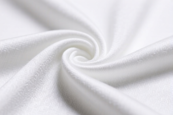 Bleached polyester filament fabric