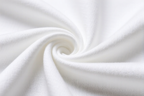 Bleached polyester filament fabric