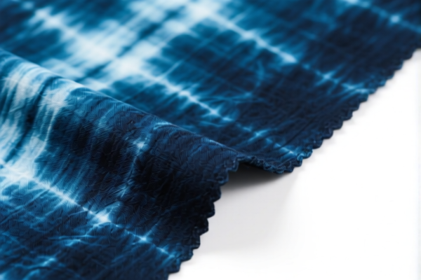 Dyed polyester woven fabric