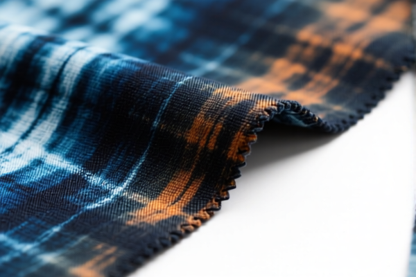 Dyed polyester woven fabric